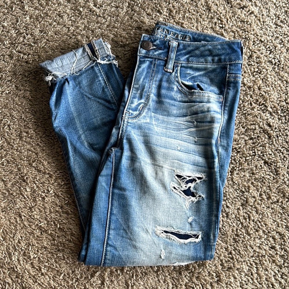 American Eagle Outfitters hi-rise jegging crop